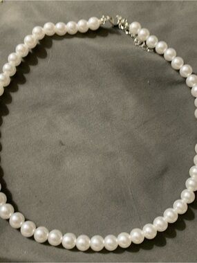 Classic White Pearl Necklace - Elegant Women’s Jewelry